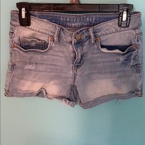 denim shorts